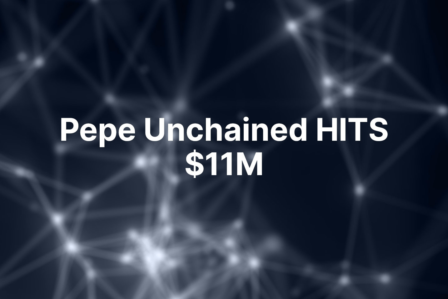 New layer-2 meme coin project Pepe Unchained hits $11M in presale funding