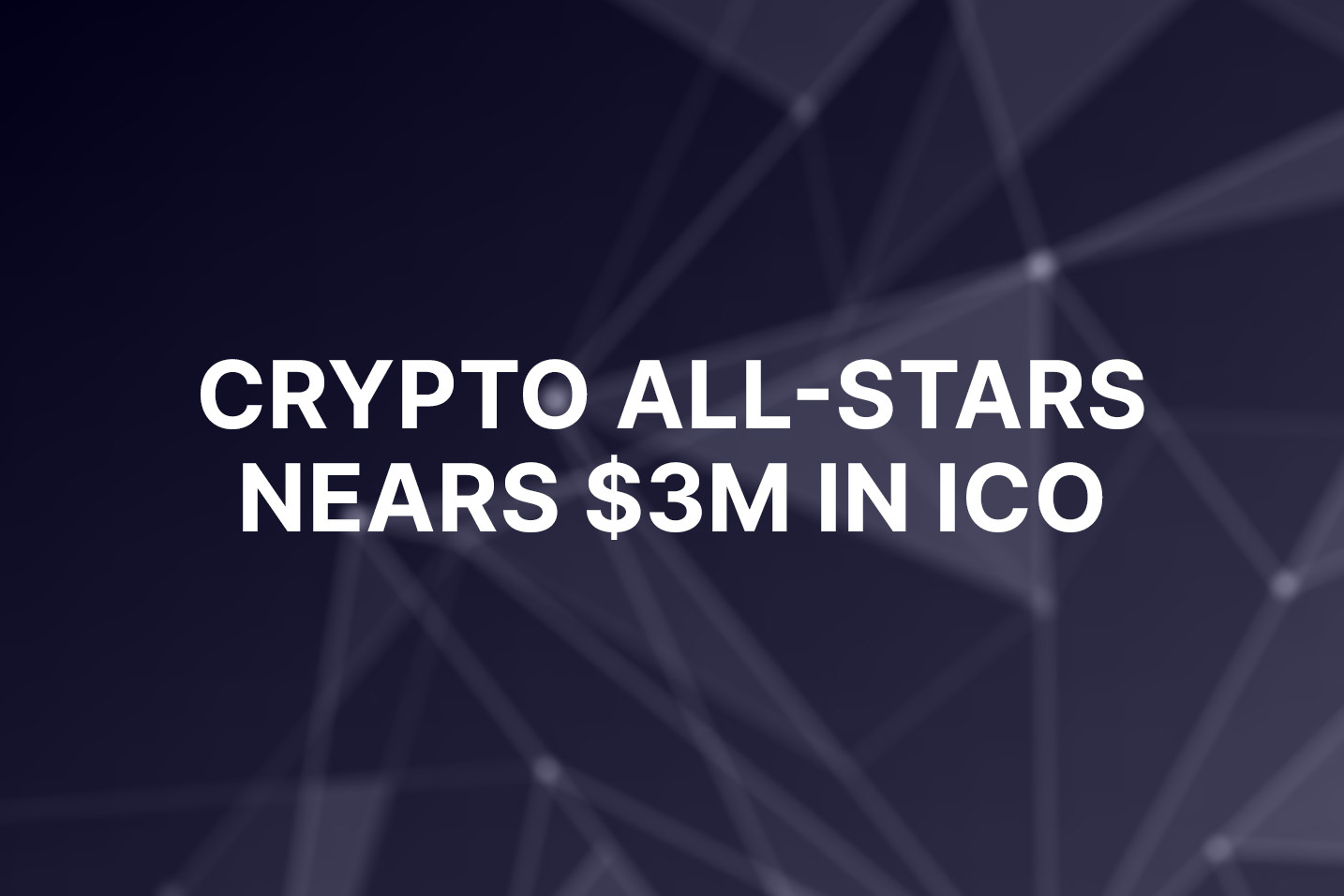 New cross-chain memecoin staking platform Crypto All-Stars nears $3M in ICO