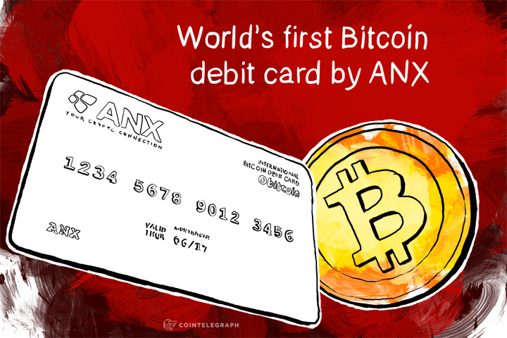 ANX Issues World’s First Bitcoin Debit Card