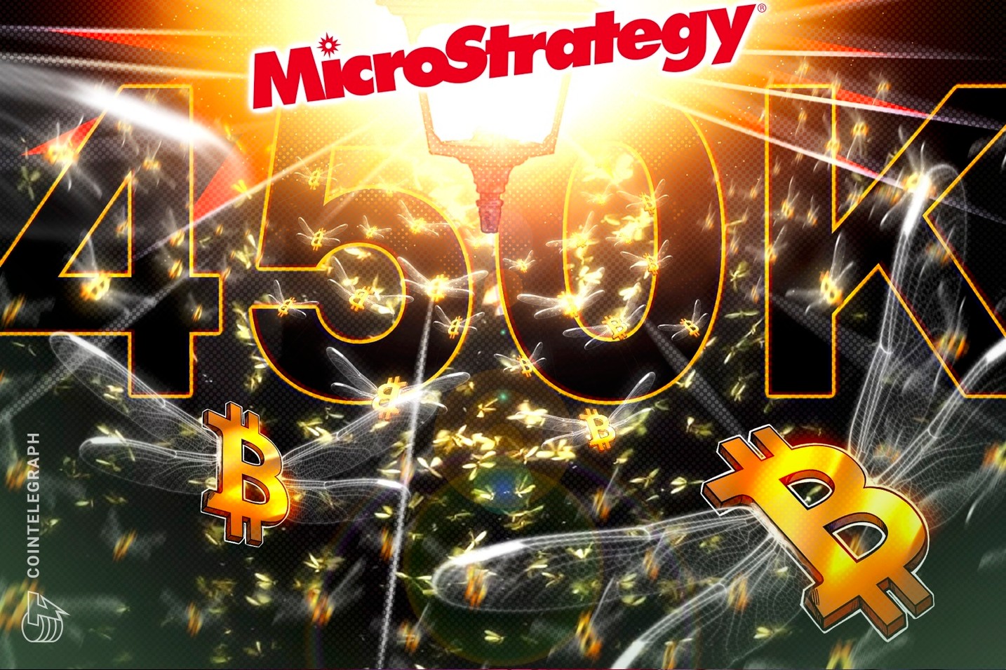 MicroStrategy acquista il calo di Bitcoin, le riserve superano i 450K BTC