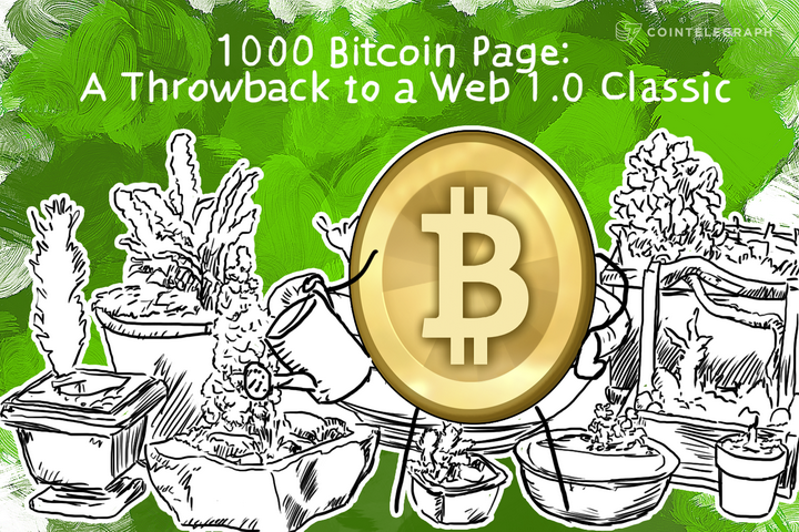 1000 Bitcoin Page: A Throwback to a Web 1.0 Classic