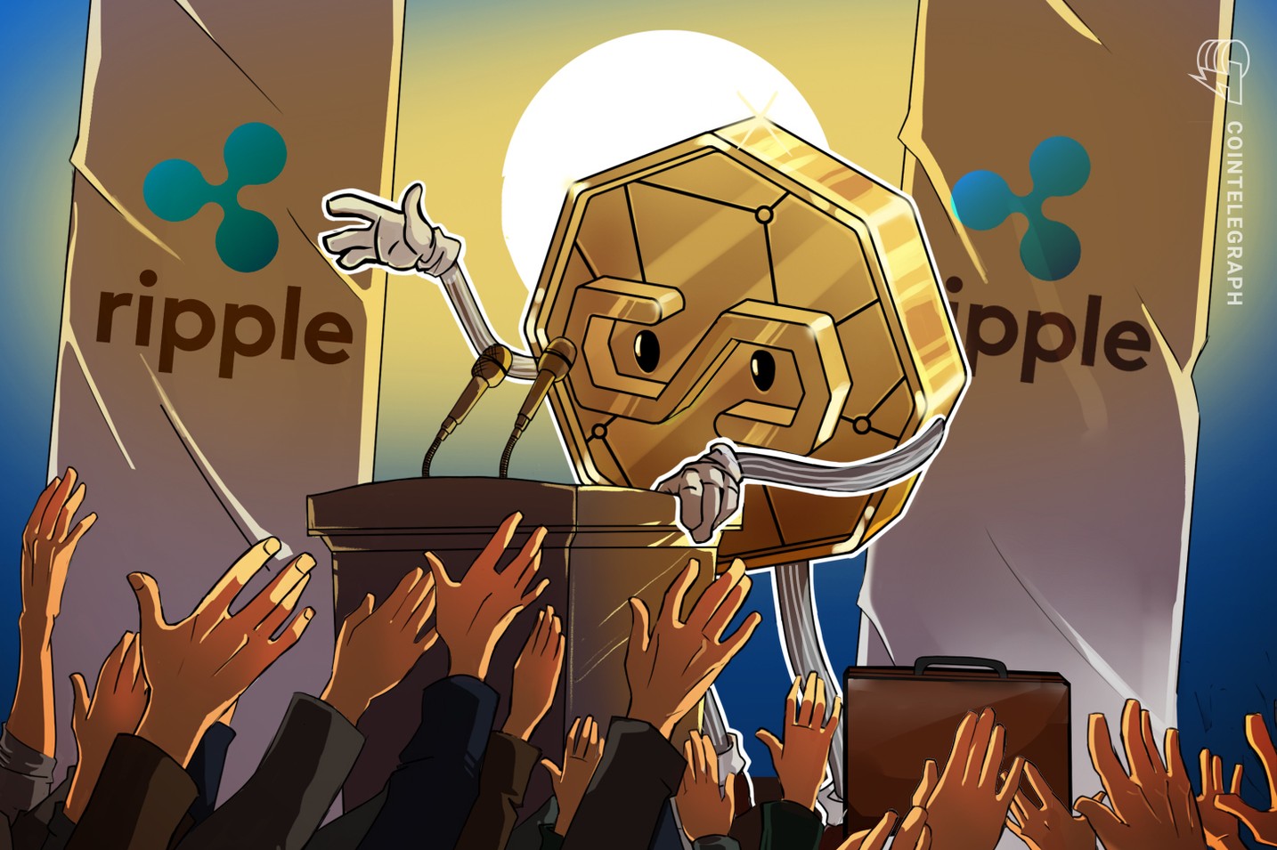 '2024 é o ano de maior adoção institucional da história, no mercado de criptomoedas', diz presidente da Ripple