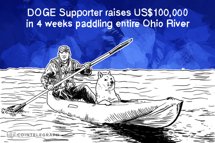 DOGE Supporter raises US$100,000 in 4 weeks paddling entire Ohio River