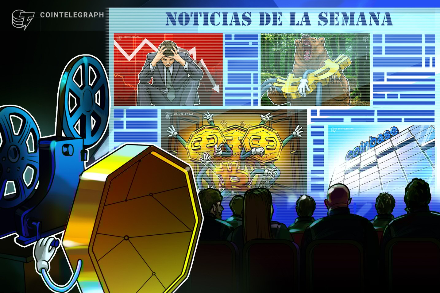 Top criptonoticias de la semana: Los bajistas podrían llevar a Bitcoin a los USD 35 mil, el mercado alcista de 2022 alcanzará nuevos máximos, Coinbase concede 1 semana de descanso y más