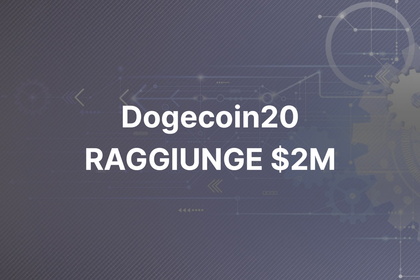 La nuova prevendita di Dogecoin20 arriva su Ethereum, staking rewards per i partecipanti