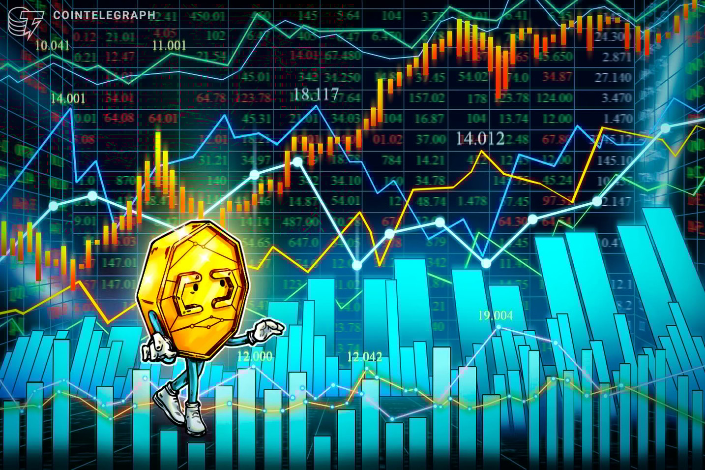 Criptomoedas se destacam das ações, mas ainda há correlação entre os mercados