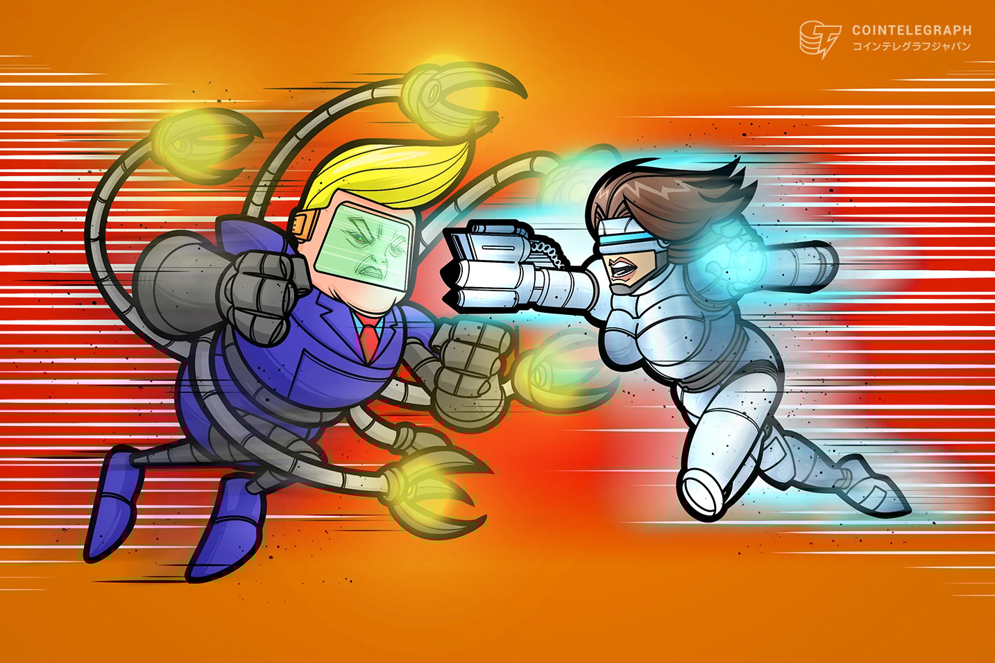 トランプ前大統領がマクドナルドでアルバイト、FreeDum Fightersは11月のアメリカ大統領選挙を風刺した最新PolitiFiトークンを発表
