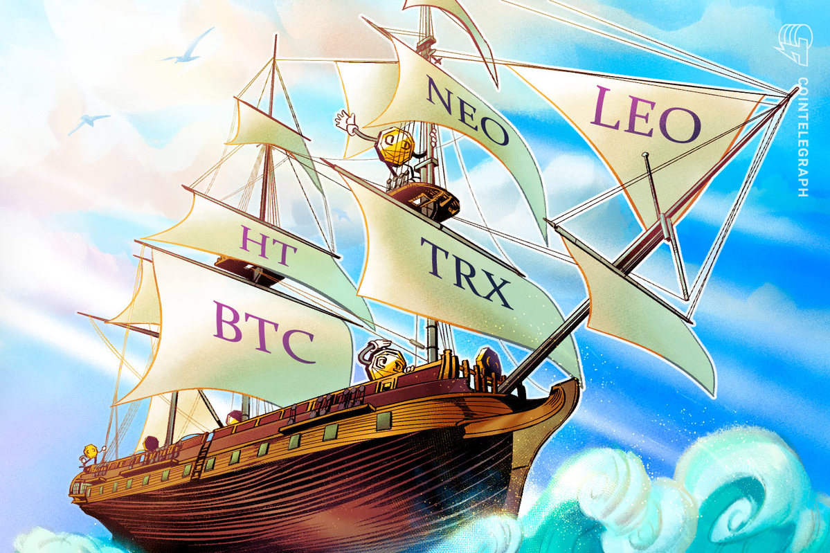 Las 5 criptomonedas con mejor desempeño de la semana: HT, BTC, TRX, NEO, LEO