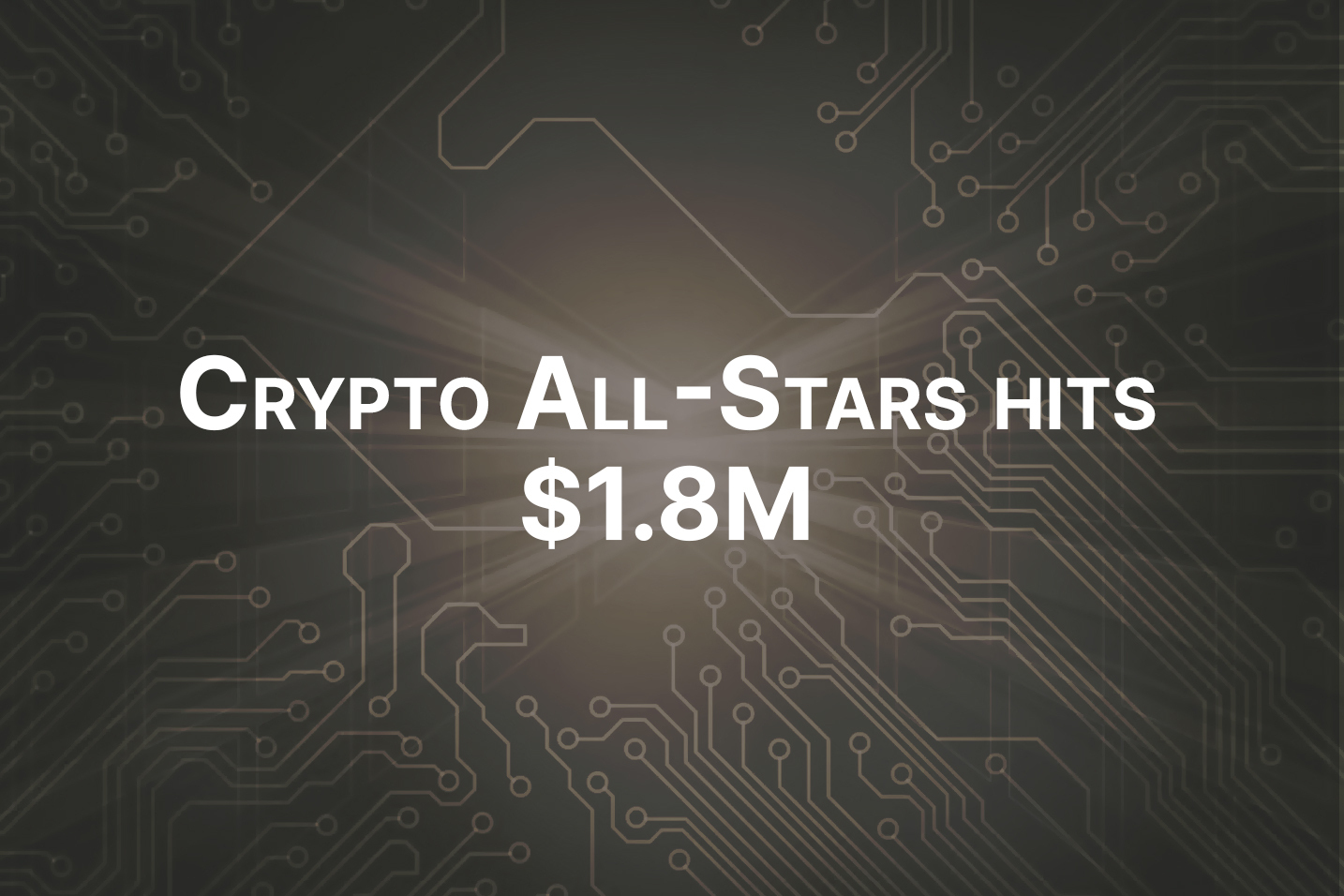 Memecoin staking app Crypto All-Stars hits $1.8M in token presale