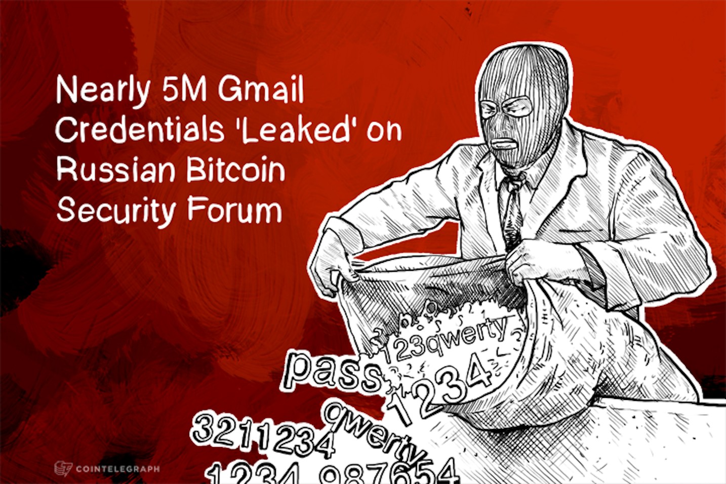 Nearly 5m Gmail credentials 'leaked' on russian Bitcoin security forum