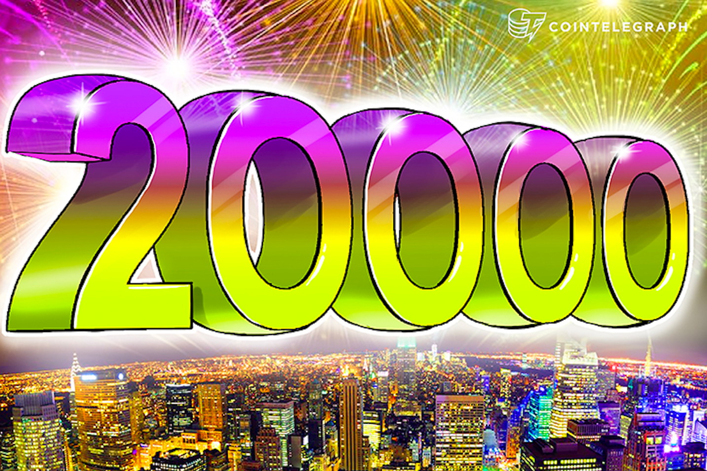 Bitcoin hits $20,000 per coin, capping year of enormous growth