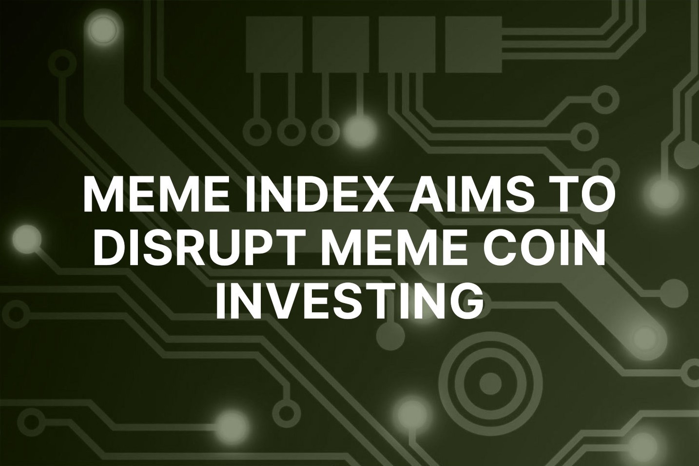 Meme Index raises $3.4m in presale for new diversified approach to meme coin investing