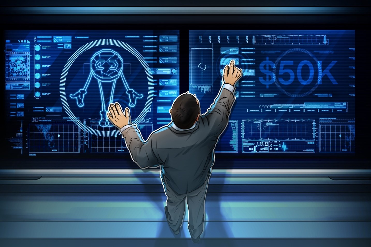 'Reação exagerada' dos investidores de curto prazo do Bitcoin é um fator para a queda do BTC abaixo de US$ 50 mil, afirma a Glassnode