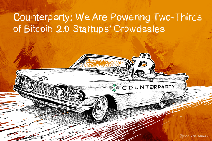 Counterparty: We Are Powering Two-Thirds of Bitcoin 2.0 Startups’ Crowdsales