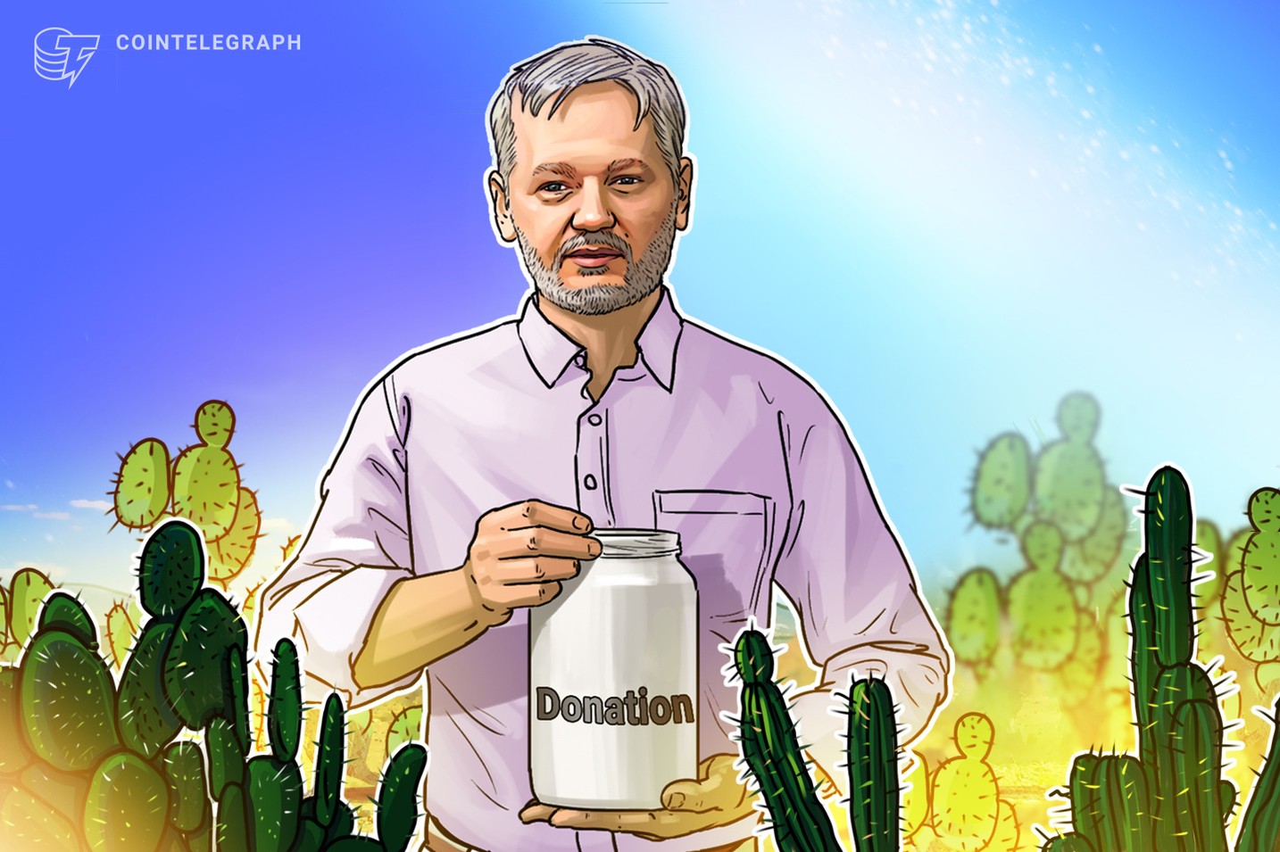 Utenti crypto donano 400.000$ a Julian Assange per aiutarlo a pagare le spese legali