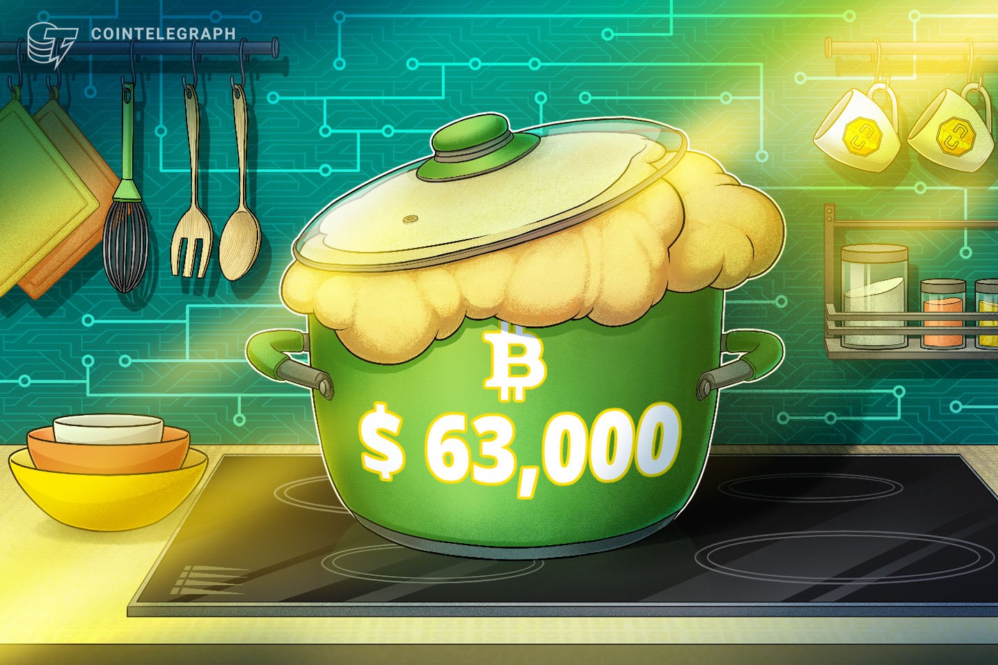 Bitcoin segna un nuovo massimo storico sopra i 63.000$: cosa dicono i trader?