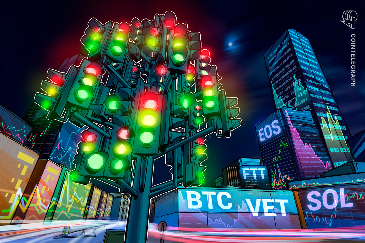 Las 5 principales criptomonedas a observar esta semana: BTC, VET, SOL, EOS, FTT