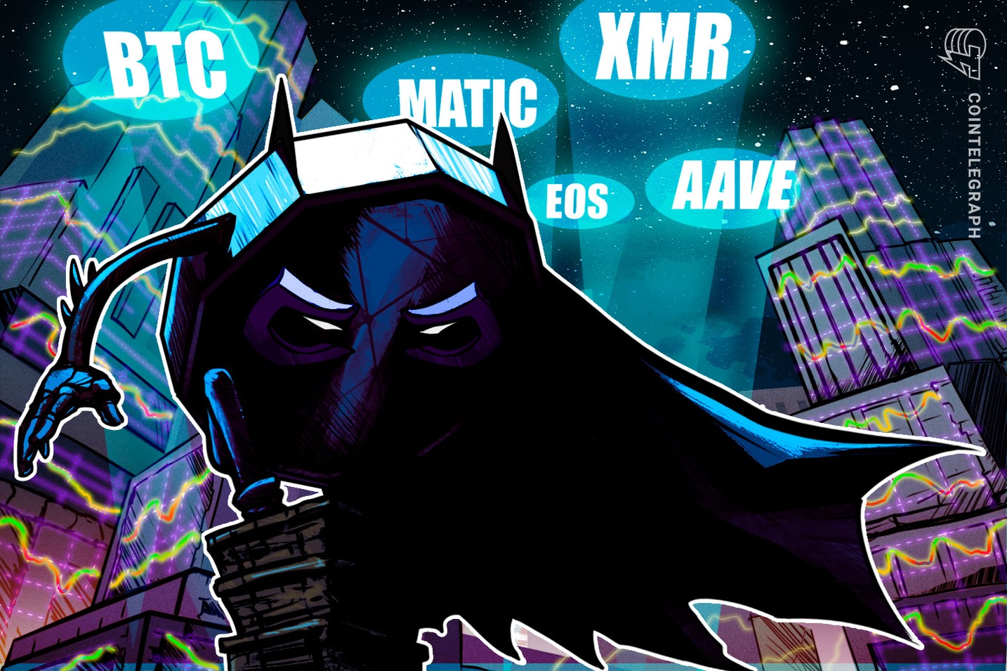 Las 5 principales criptomonedas a observar esta semana: BTC, MATIC, EOS, XMR, AAVE