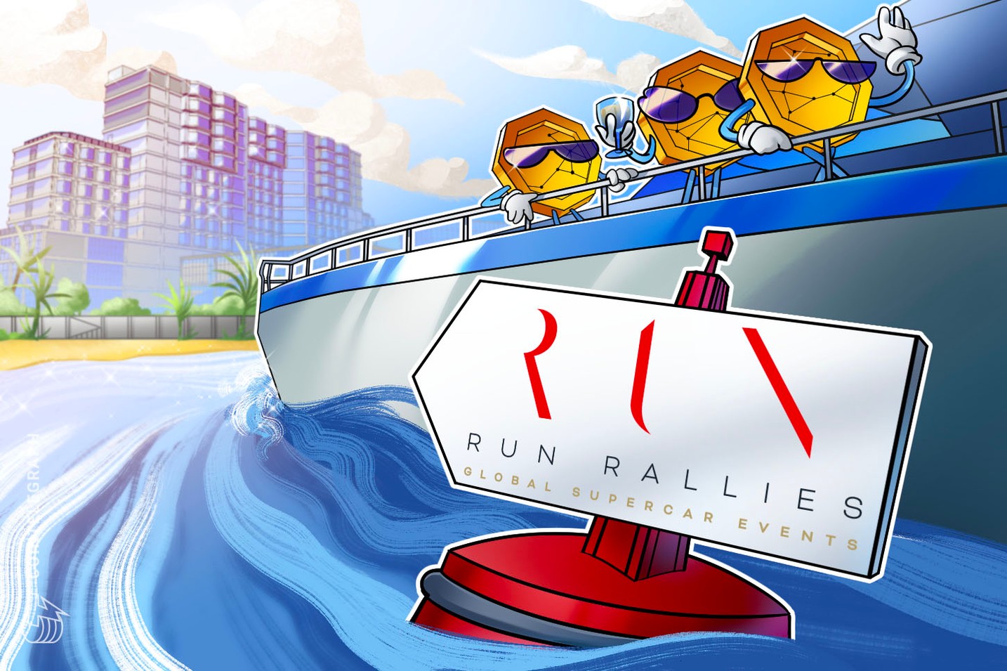 Parties, crypto talks and supercars all part of this five-day luxury rally across Europe