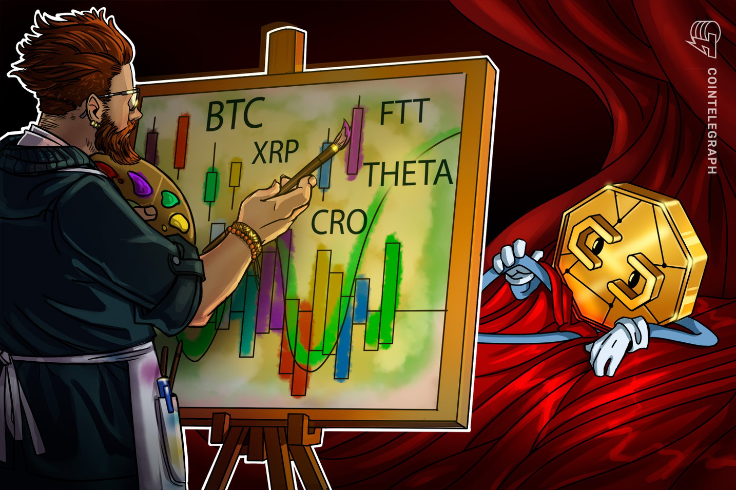 Top 5 criptomoedas para observar esta semana: BTC, XRP, CRO, FTT, THETA