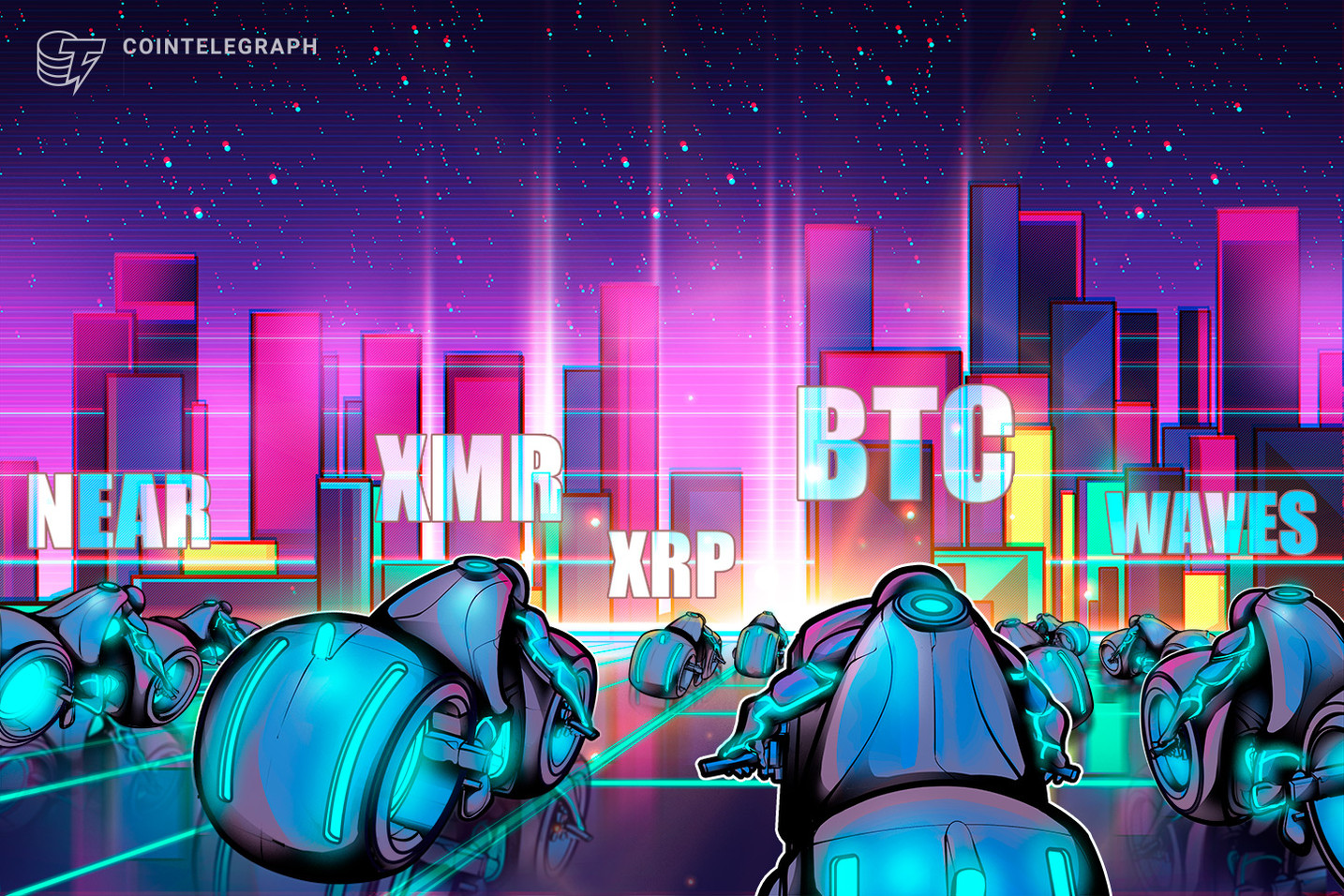 Top 5 criptomoedas para ficar de olho nesta semana: BTC, XRP, NEAR, XMR, WAVES