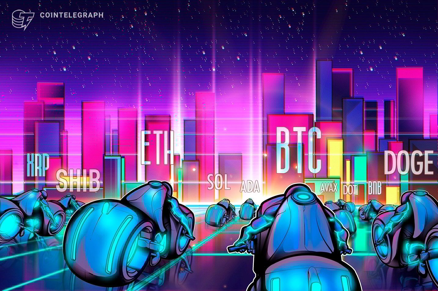 Análise de preços 16/05: BTC, ETH, BNB, XRP, ADA, SOL, DOGE, DOT, AVAX, SHIB