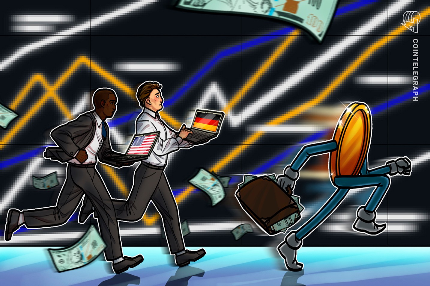 Alemanha e EUA compartilham o primeiro lugar no ranking global de criptomoedas, segundo relatório