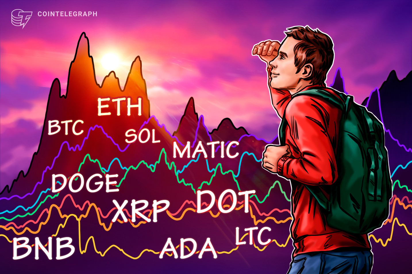 Análise de preços 24/05: BTC, ETH, BNB, XRP, ADA, DOGE, MATIC, SOL, DOT, LTC