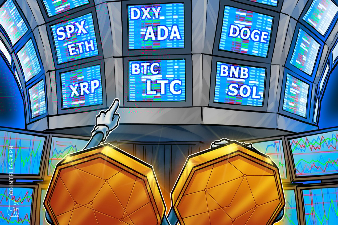 Análise de preços 10/07: SPX, DXY, BTC, ETH, BNB, XRP, ADA, DOGE, SOL, LTC