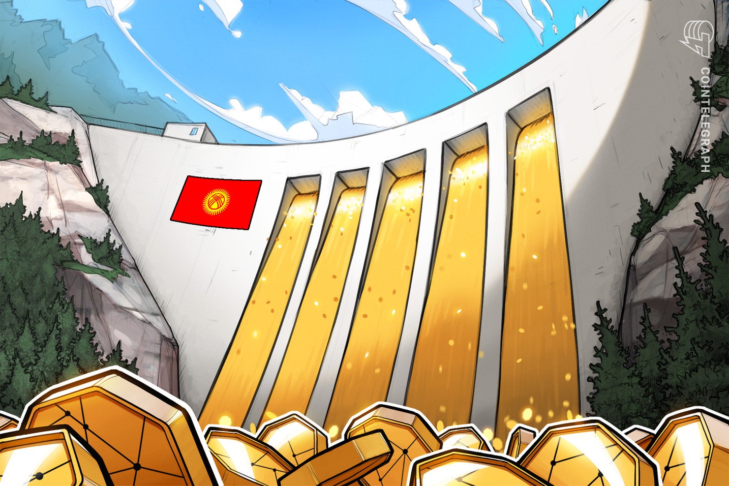 水力発電所に仮想通貨マイニングファームを建設　キルギス大統領が承認