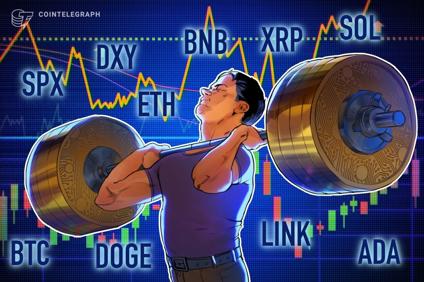 Análise de preços 04/12: SPX, DXY, BTC, ETH, BNB, XRP, SOL, ADA, DOGE, LINK