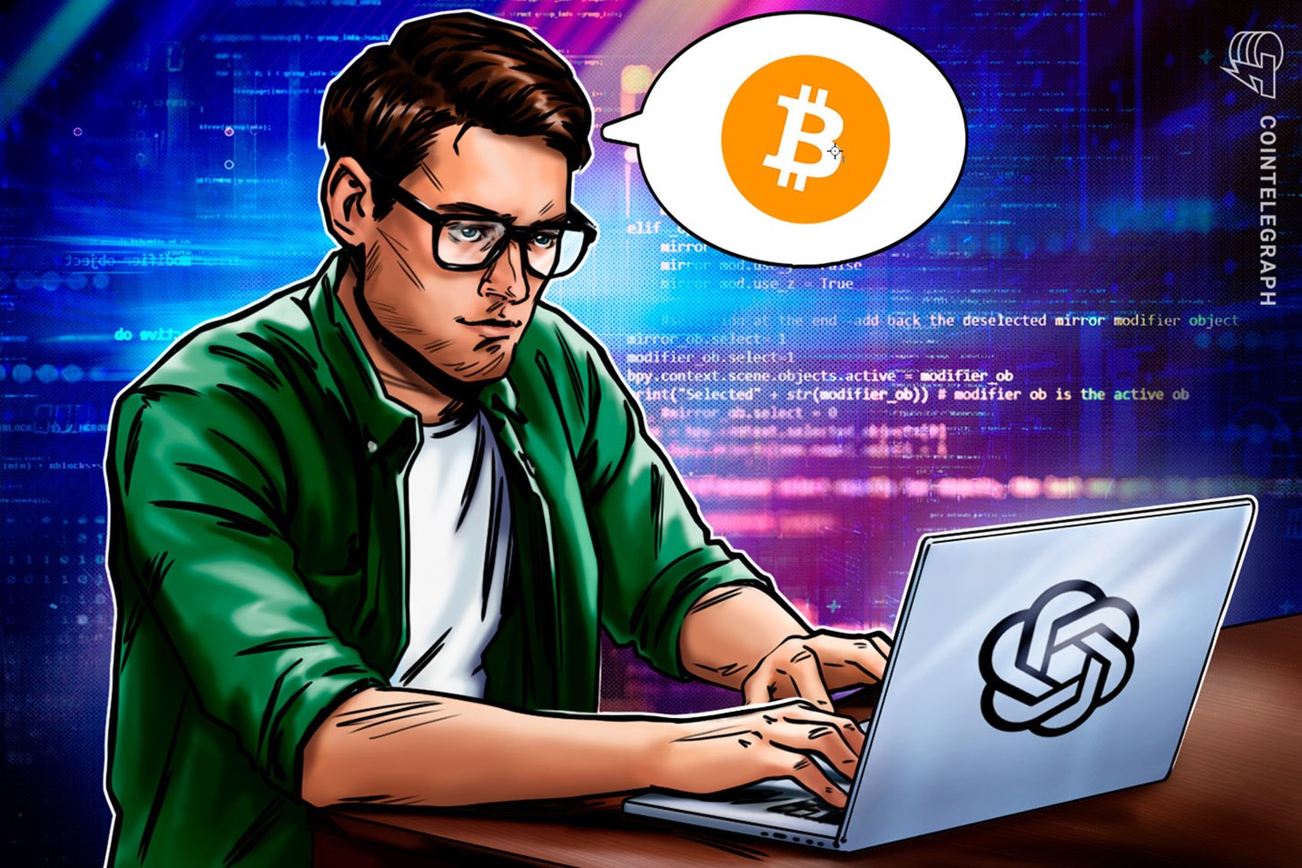 ChatGPT explica como a IA pode ajudar o Bitcoin a atingir US$ 100 mil em 2024