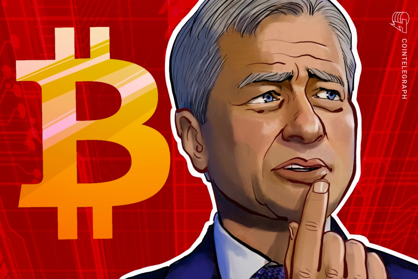 BTC価格は42400ドルを割り込む｜JPモルガンCEO「ビットコインは役に立たない」