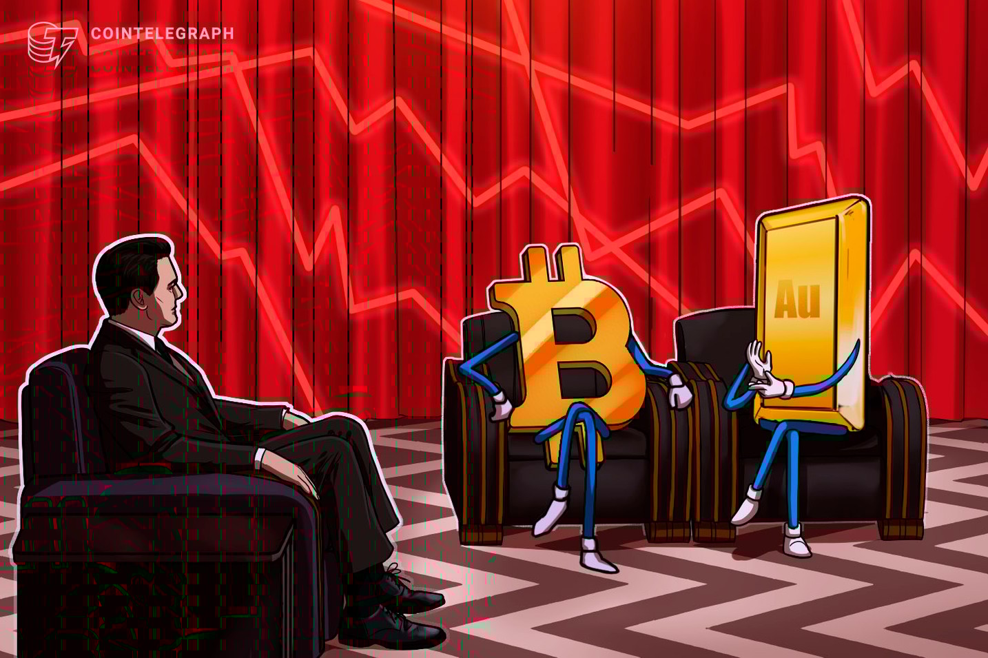 ビットコインは6万9000ドルまで反落　金価格がBTCパフォーマンスを圧倒