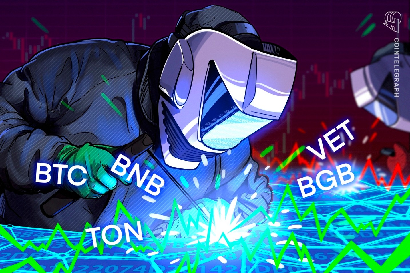 Recuperação do preço do Bitcoin dá impulso ao BNB, TON, VET e BGB – Será que vai durar?