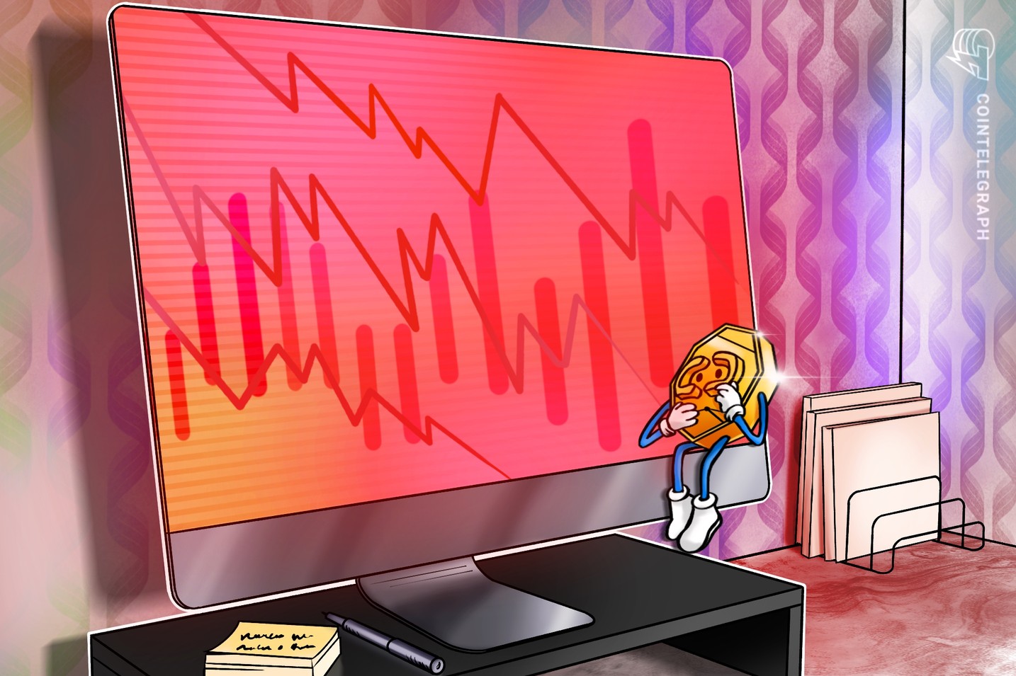 株式市場の調整を受け、ビットコインも下落 ｜ FRBの金融政策懸念や中国経済などが影響