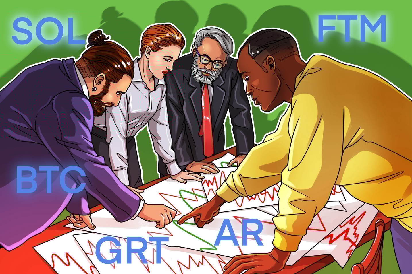 Bitcoin bulls take charge as SOL, AR, GRT and FTM flash bullish signs