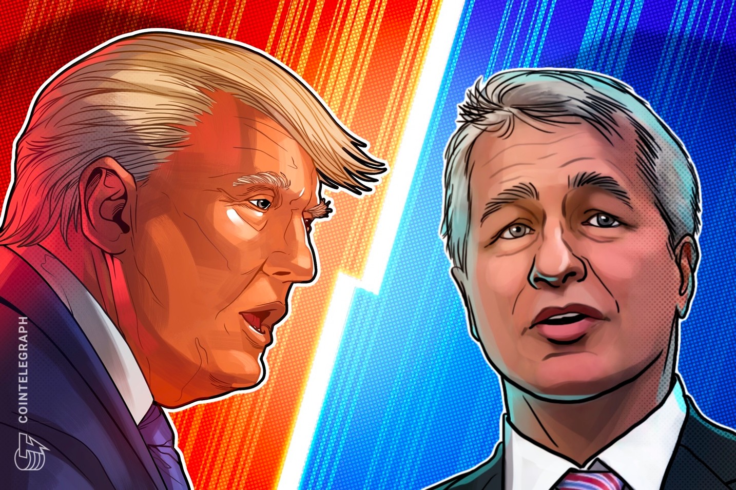 Trump avalia Jamie Dimon, crítico do Bitcoin, para o Tesouro dos EUA