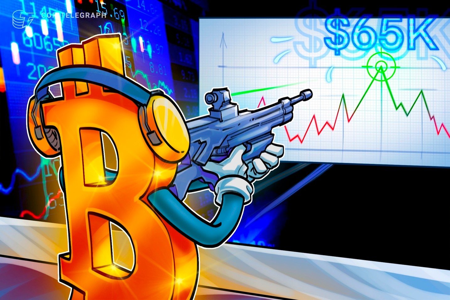 BTC price inches up with US stocks as Bitcoin bulls fight for $65K