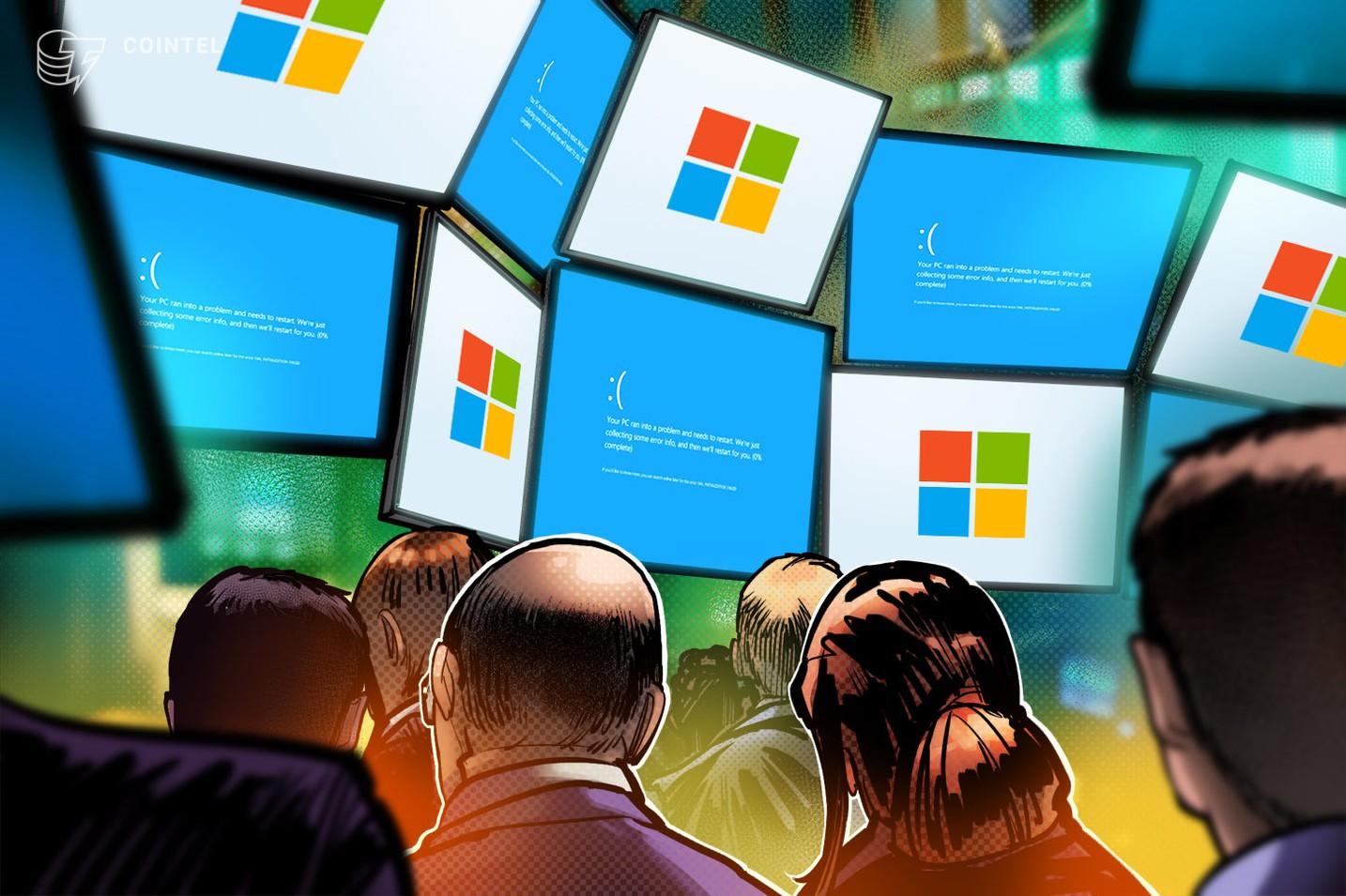 Apagão de dados do Microsoft Windows derruba grandes empresas financeiras e causa caos nas viagens