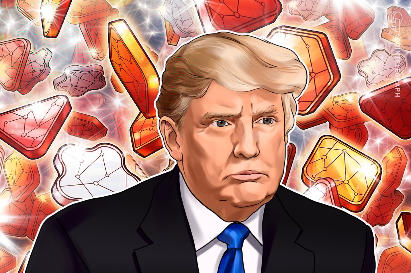 Trump hints at 4th NFT collection, fears Chinese crypto take-over