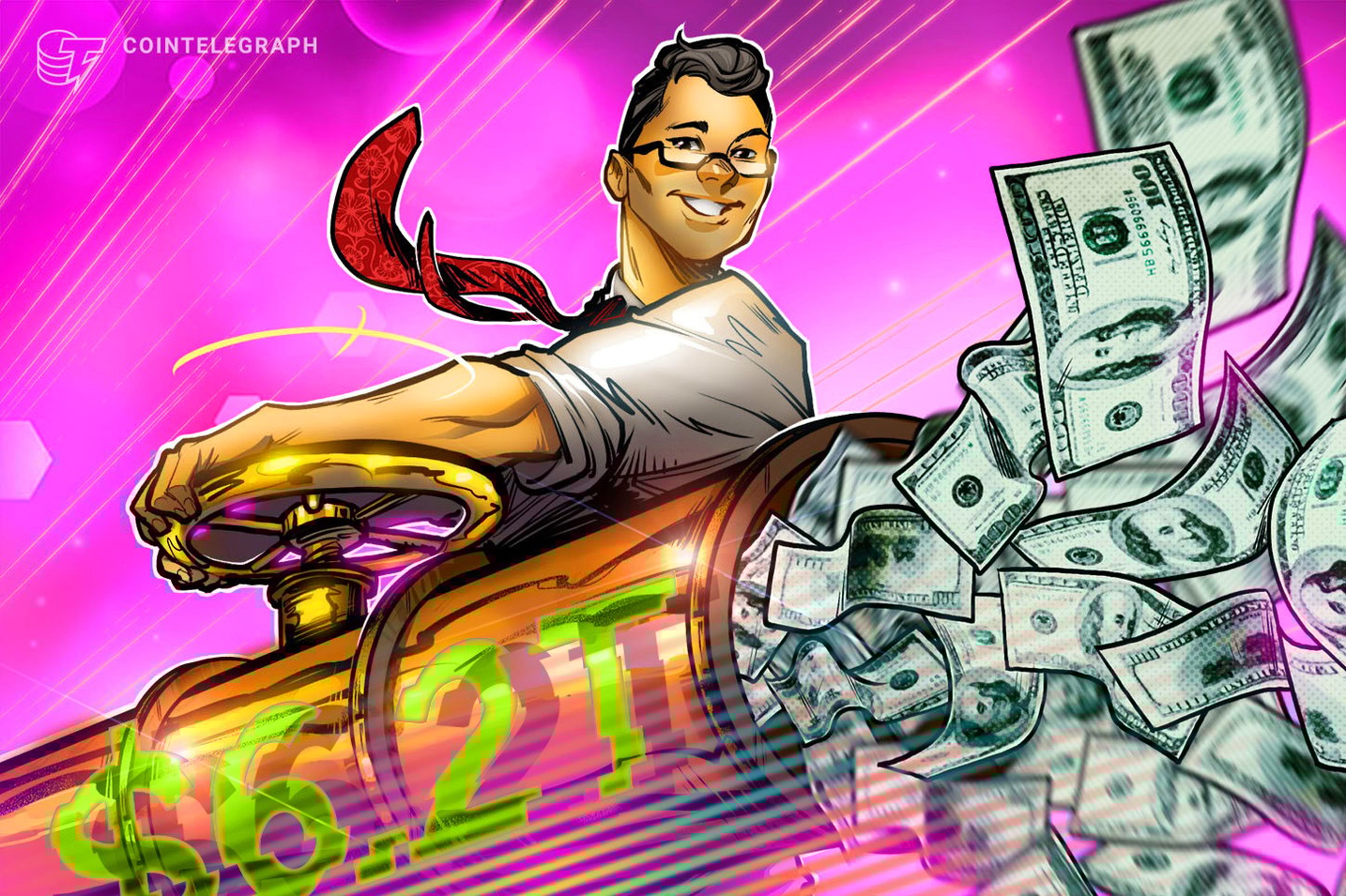 Le bitcoin sur le point d'exploser alors que les fonds monétaires américains atteignent 6,2 milliards de dollars