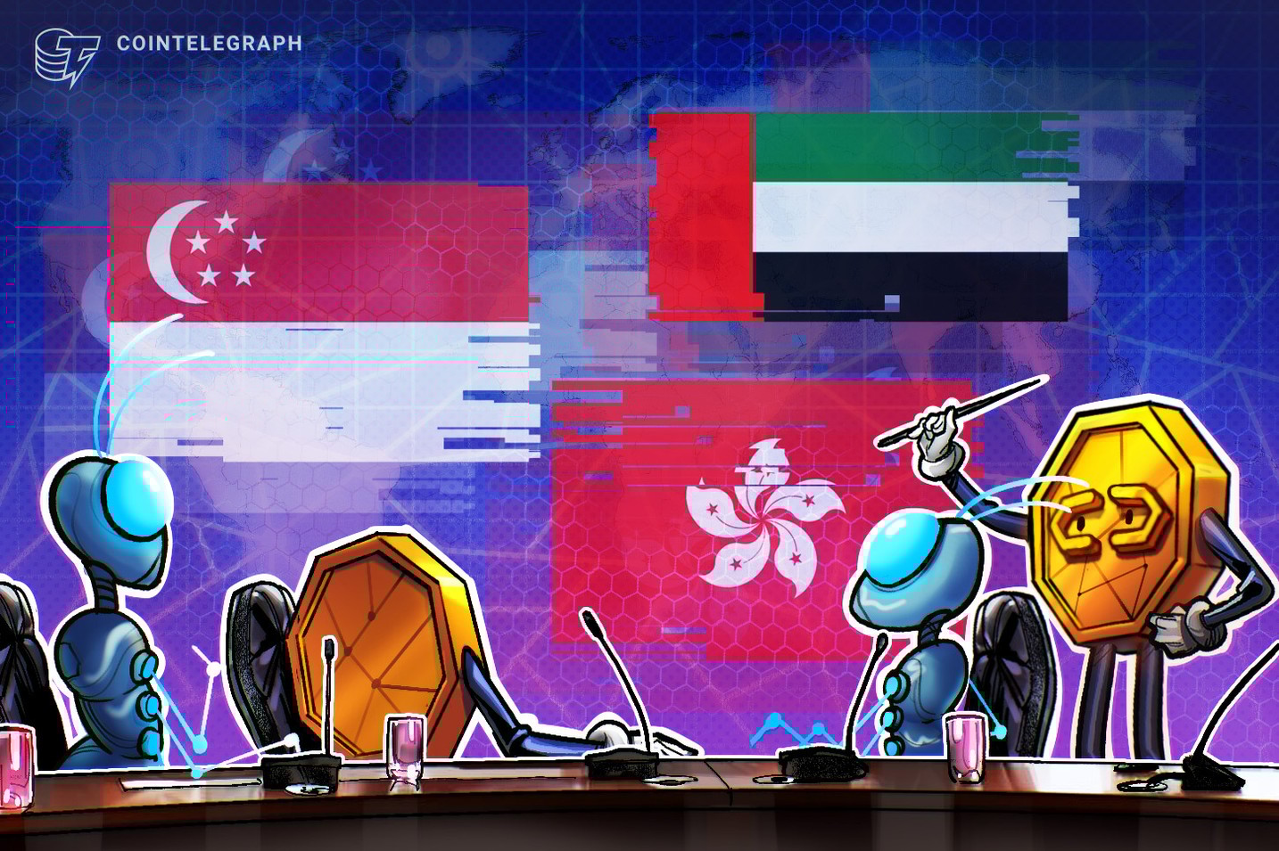 Singapore, Hong Kong ed Emirati Arabi Uniti guidano l'adozione delle crypto