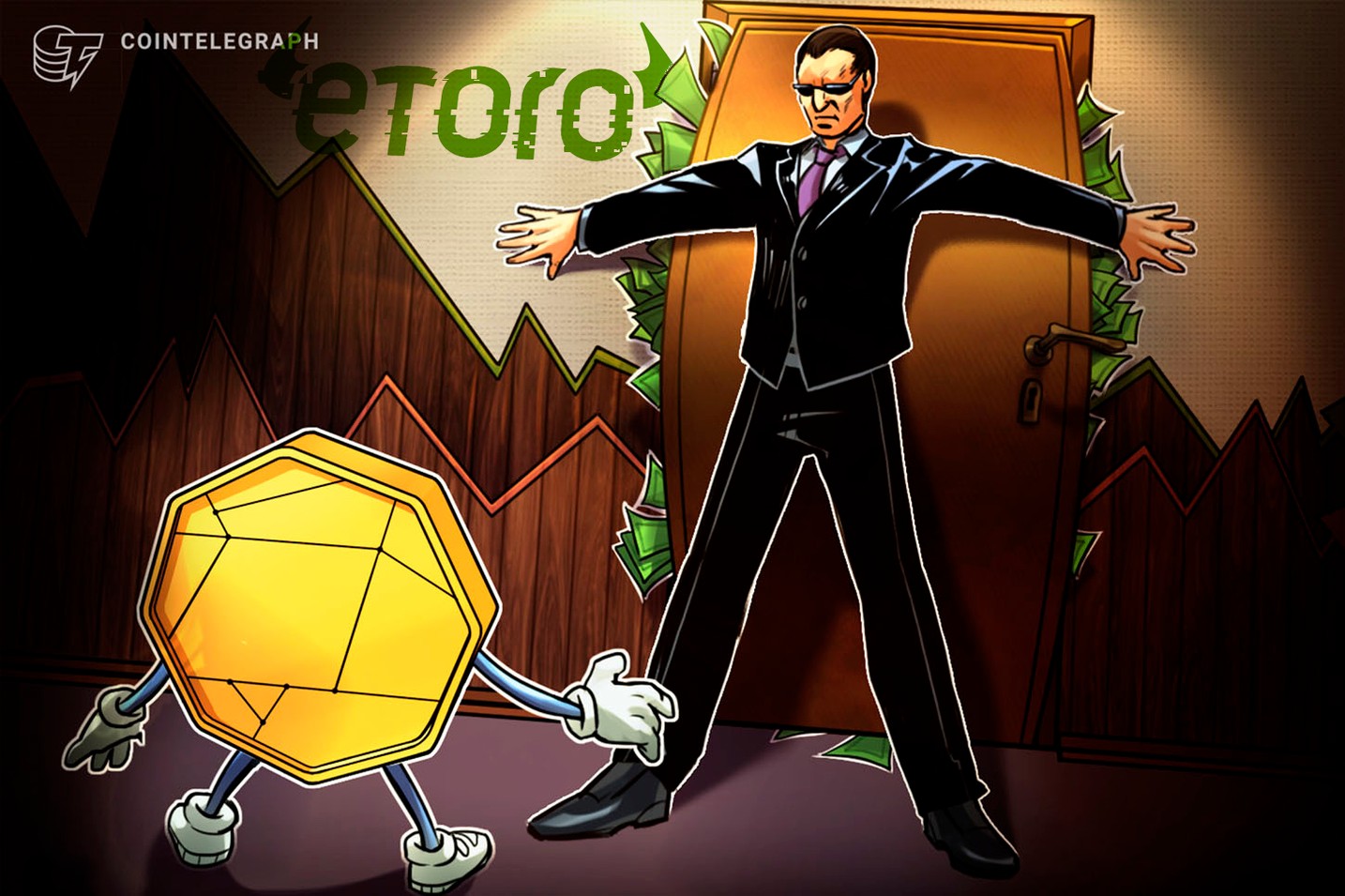 eToro US cesserà quasi del tutto il servizio di crypto trading a seguito dell'accordo con la SEC