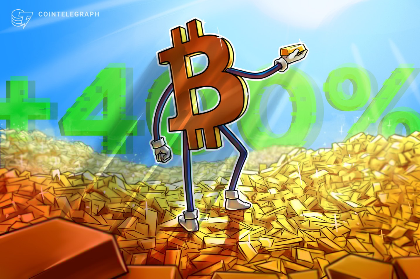 Bitcoin está posicionado para valorização de 400% em relação ao ouro? Analista veterano avalia
