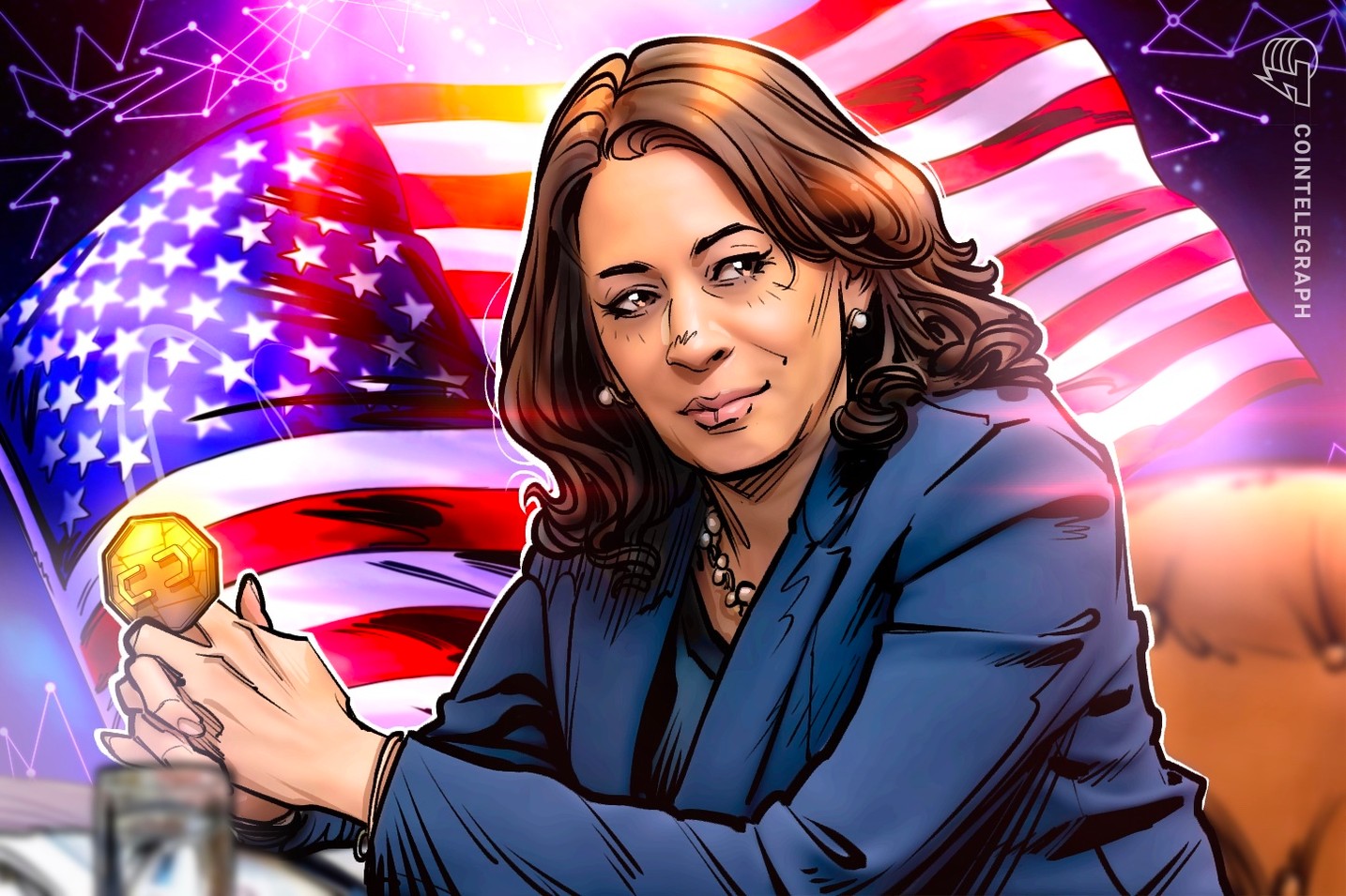 Kamala Harris wants the US to ‘remain dominant’ in blockchain