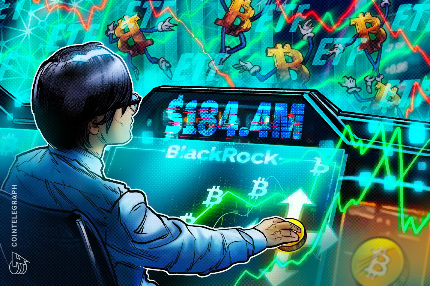 ETF de Bitcoin da BlackRock registra o maior fluxo diário de setembro, com mais de US$ 180 milhões