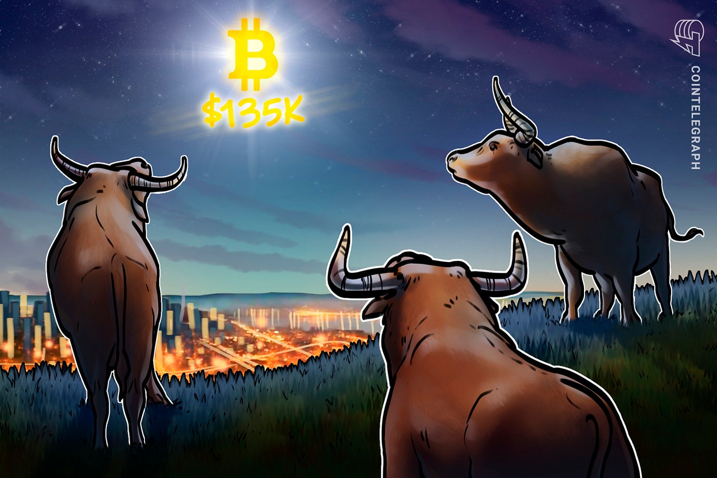 Meta de preço do BTC aponta para US$ 135 mil em 2025, caso os touros do Bitcoin consigam evitar uma queda de 25%