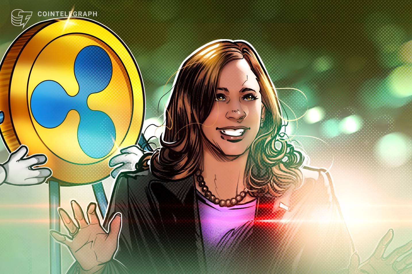 リップル共同創設者　ハリス陣営に100万ドルのXRPを寄付