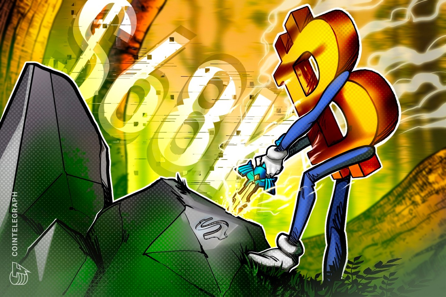 4th time's the charm? Bitcoin tags $68K in attempt to break 217-day downtrend